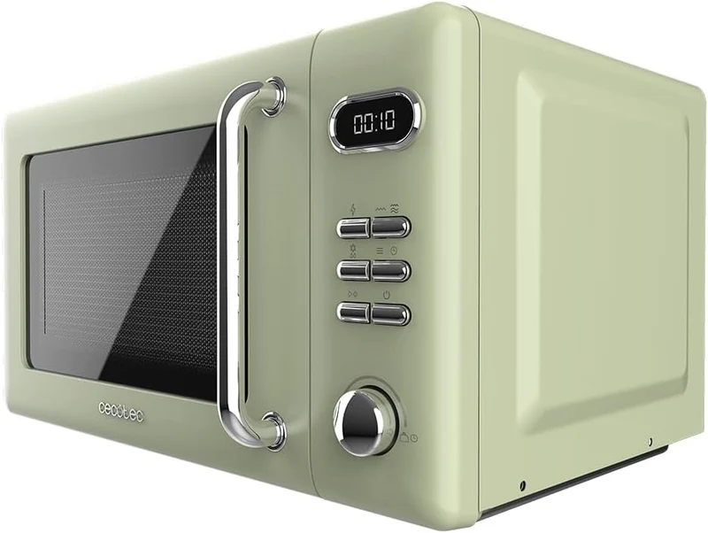 Cecotec Mikrowelle mit Grill ProClean 5110 Retro Green, 20 L, 700 W digital Digital | Grill Grün, Di