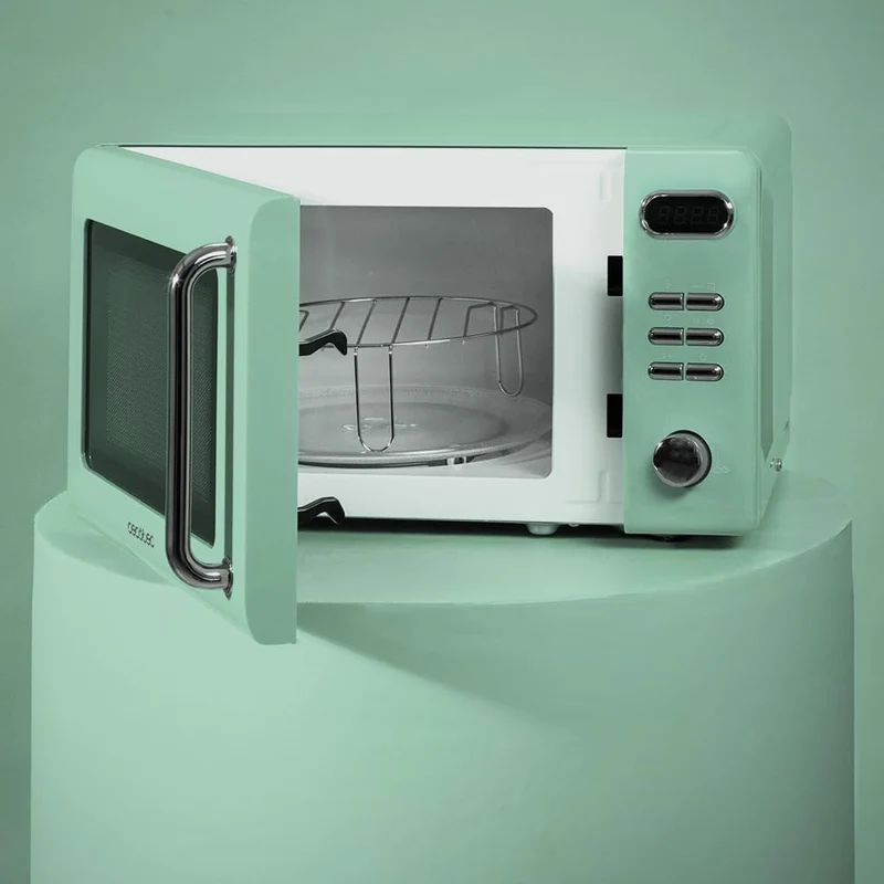 Cecotec Mikrowelle mit Grill ProClean 5110 Retro Green, 20 L, 700 W digital Digital | Grill Grün, Di