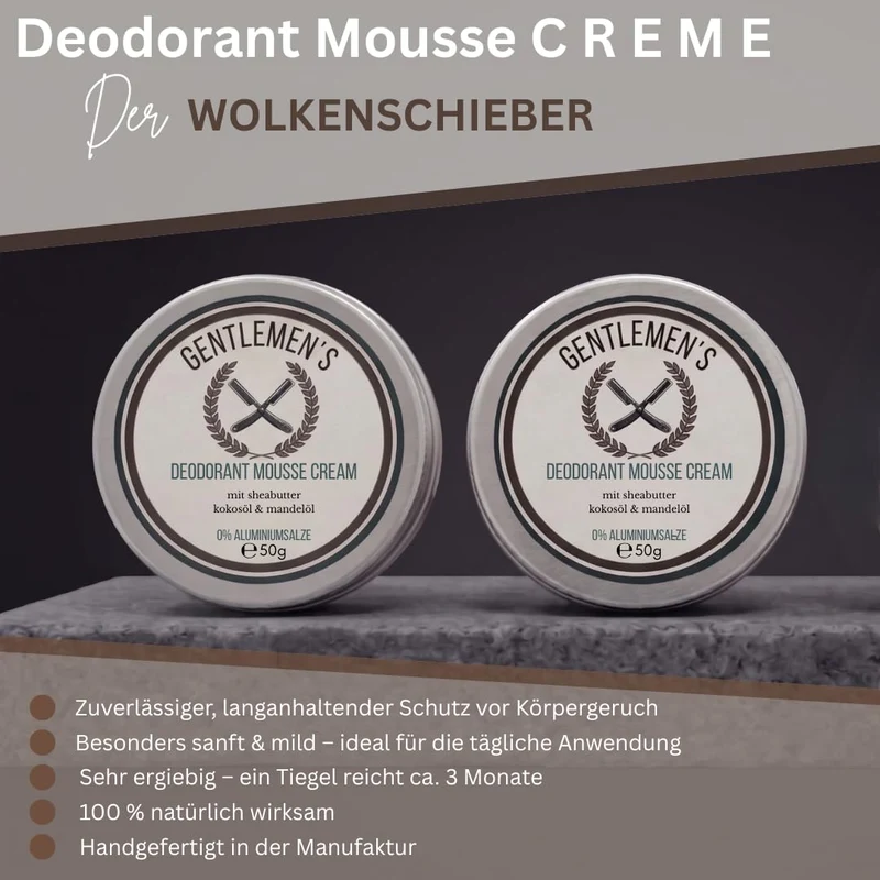 Rasierset Für Manner - Sicherheitsrasierer, Ständer, Schale, Rasierseife, Deo Mouse Creme, Echthaar