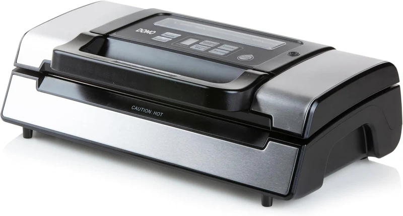 DOMO DO331L Vakuumierer inkl. 1 Rolle Folie – Vollautomatisches Vakuumiergerät mit Marinierfunktion