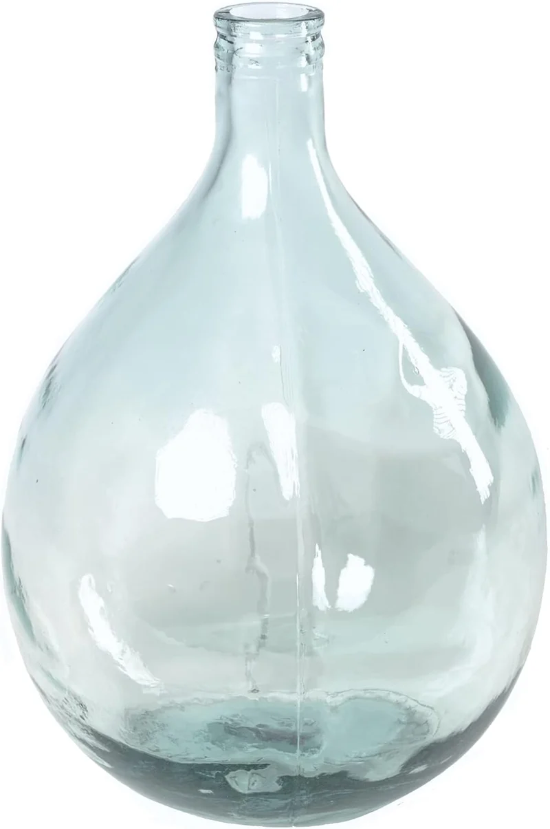 Weinballon 10L mit Korb + Gärröhrchen + 3 Korken, Kunststoffkorb, Glasballon, Gäreimer, Gärballon, W