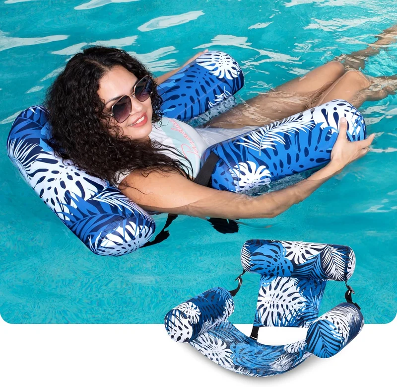 SLOOSH Luftmatratze Pool Wasser für Erwachsene, aufblasbarer Sessel, schwimmende Hängematte, aufblas