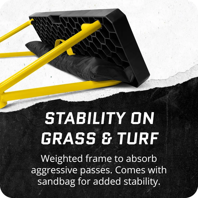 SKLZ Unisex-Erwachsene Board-Soccer Rebounder Portable Trainer, Schwarz
