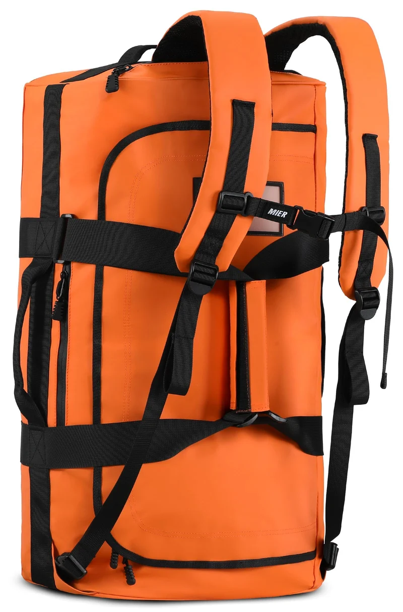 MIER Sporttasche Herren Wasserresistente Reisetasche gross Heavy Duty Convertible Sportrucksack mit