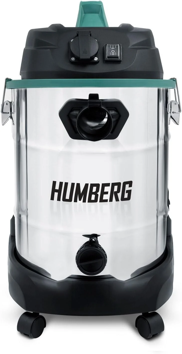 Humberg Multifunktionaler Industriestaubsauger 30L 1600W für Ascheschutt Metall -Elektrowerkzeugstec