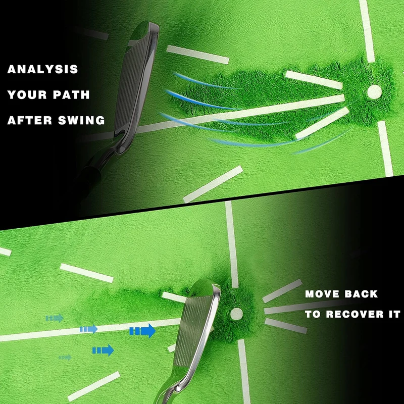 CHAMPKEY Tracker-PRO Impact Golf Schlagmatte | Analyse Schwungweg und korrekte Schlaghaltung Golf Üb