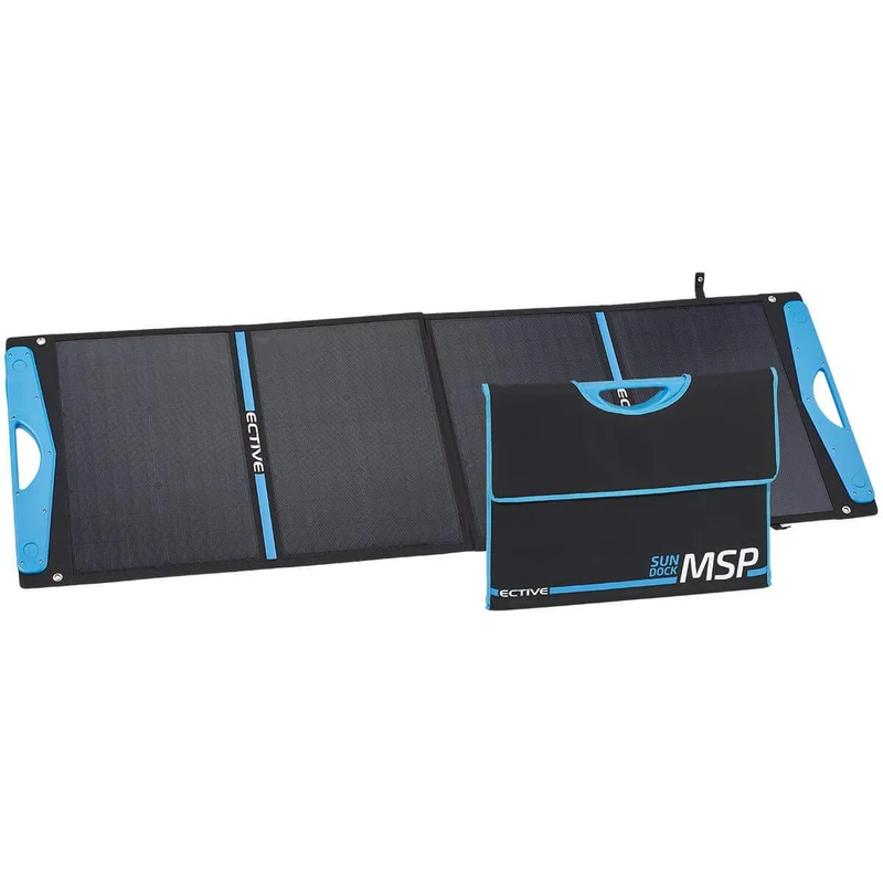ECTIVE MSP 120 SunDock Solarpanel- 120W, 2xUSB, mobil, tragbar,faltbar, effizient, monokristallin So
