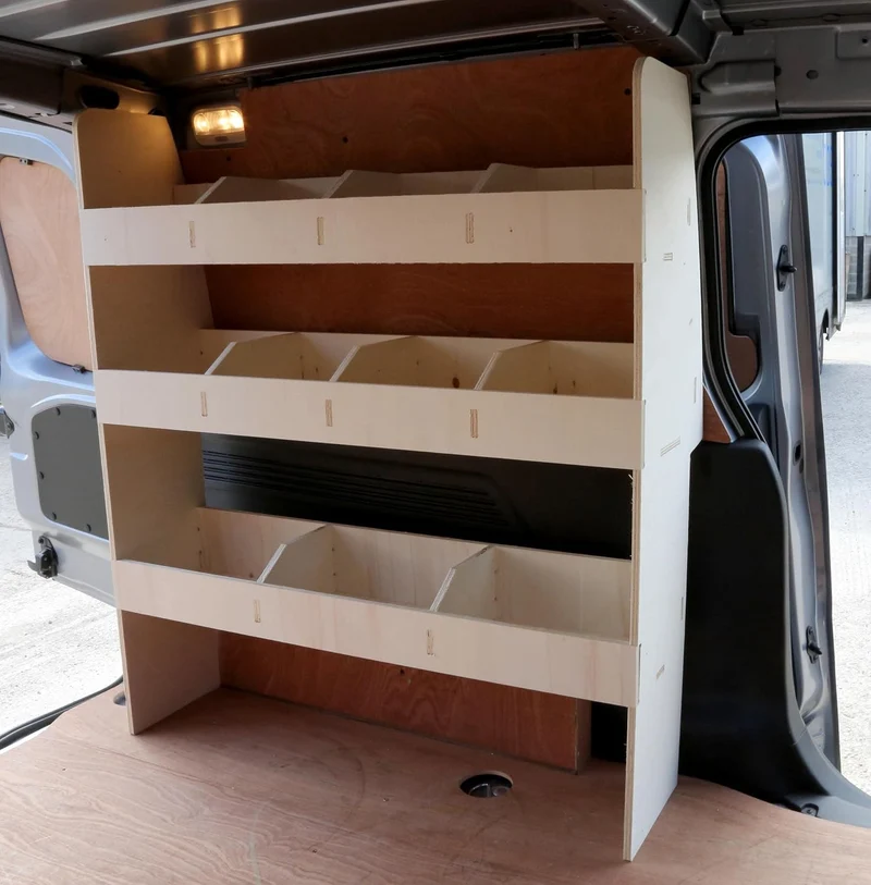 Vanify - Kompatibel mit Toyota PROACE City L2 2019+ Fahrzeugeinrichtung Fahrzeugregale, doppelte Reg