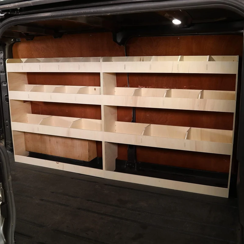 Vanify - Kompatibel mit Volkswagen Transporter T5 T6 L2 2003+ Fahrzeugeinrichtung Fahrzeugregale, ko