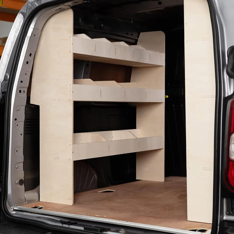 Vanify - Kompatibel mit Citroen BERLINGO L1 (M) 2019+ Fahrzeugeinrichtung Fahrzeugregale, doppelte R
