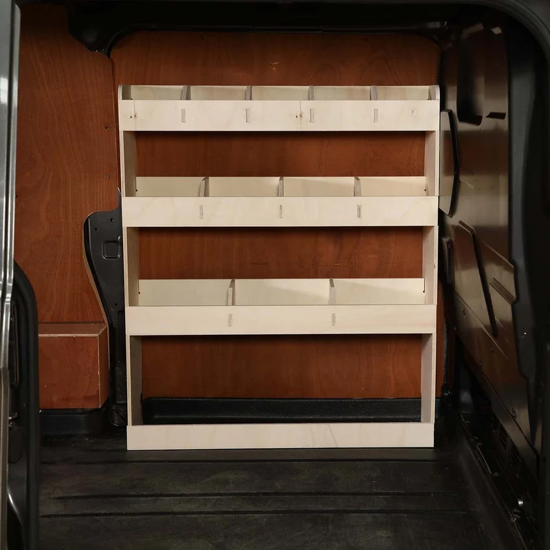 Vanify - Kompatibel mit Volkswagen Transporter T5 T6 L1 2003+ Fahrzeugeinrichtung Fahrzeugregale, Fa