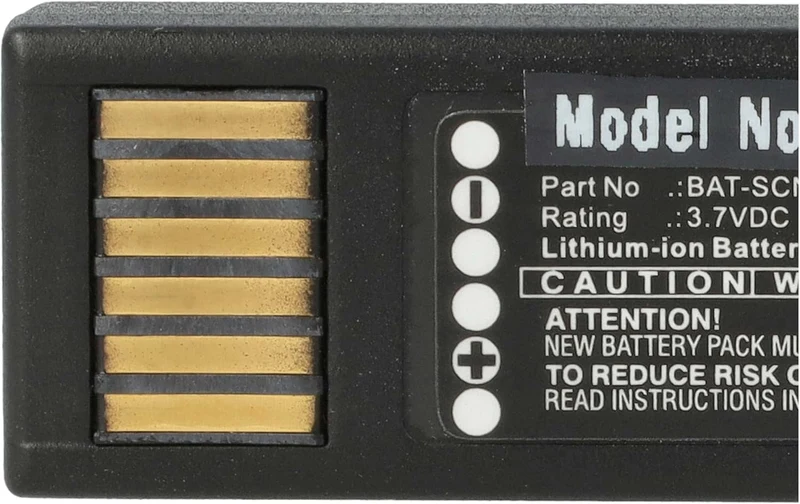 vhbw Akku Ersatz für Honeywell 50148009-001, BAT-SCN05 für Barcodescanner POS (2400 mAh, 3,7 V, Li-I