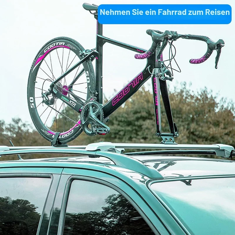 Fahrrad Gabelhalterung mit Schnellspanner Aluminiumlegierung Fahrradgabelhalterung Vorderradgabel Fe