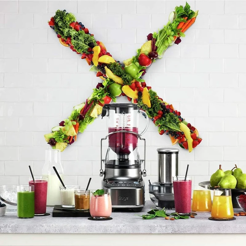 Sage - The 3X Bluicer - 2-in-1 Mixer & Entsafter für Smoothies, Säfte, Frappes, Slushies & Cocktails