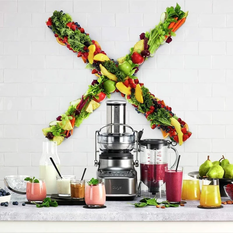 Sage - The 3X Bluicer - 2-in-1 Mixer & Entsafter für Smoothies, Säfte, Frappes, Slushies & Cocktails