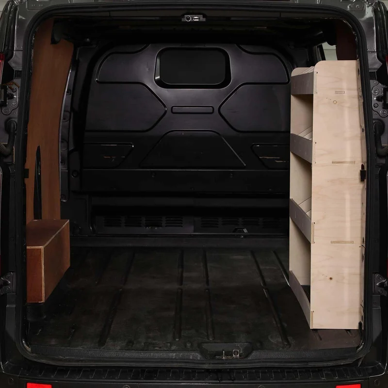 Vanify - Kompatibel mit Ford Transit Custom L1 2012+ Fahrzeugeinrichtung Fahrzeugregale, Beifahrerse