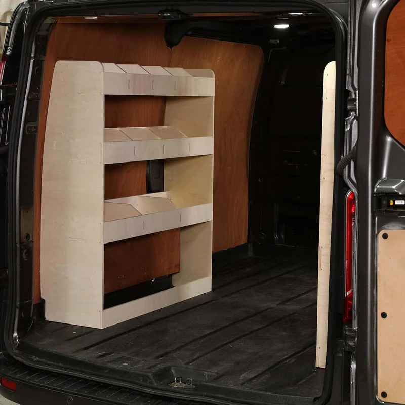 Vanify - Kompatibel mit Toyota PROACE L2 2016+ Fahrzeugeinrichtung Fahrzeugregale, doppelte Regale h