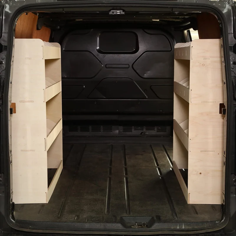 VANIFY - Kompatibel mit Toyota PROACE L3 2016+ Fahrzeugeinrichtung Fahrzeugregale, doppelte Regale h