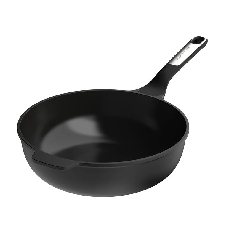 BergHOFF Leo Wok mit Deckel 28cm - Wokpfanne induktion - Wok non Stick - Asia pfanne für alle Herdar