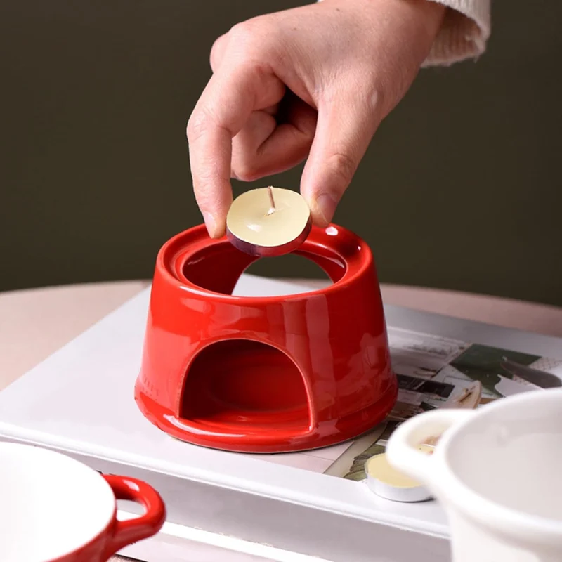 Generisch Tasse Mit Gabel Schokolade, Schoko Fondue Tasse, Becher Zum Schmelzen Von Schokolade, Kera