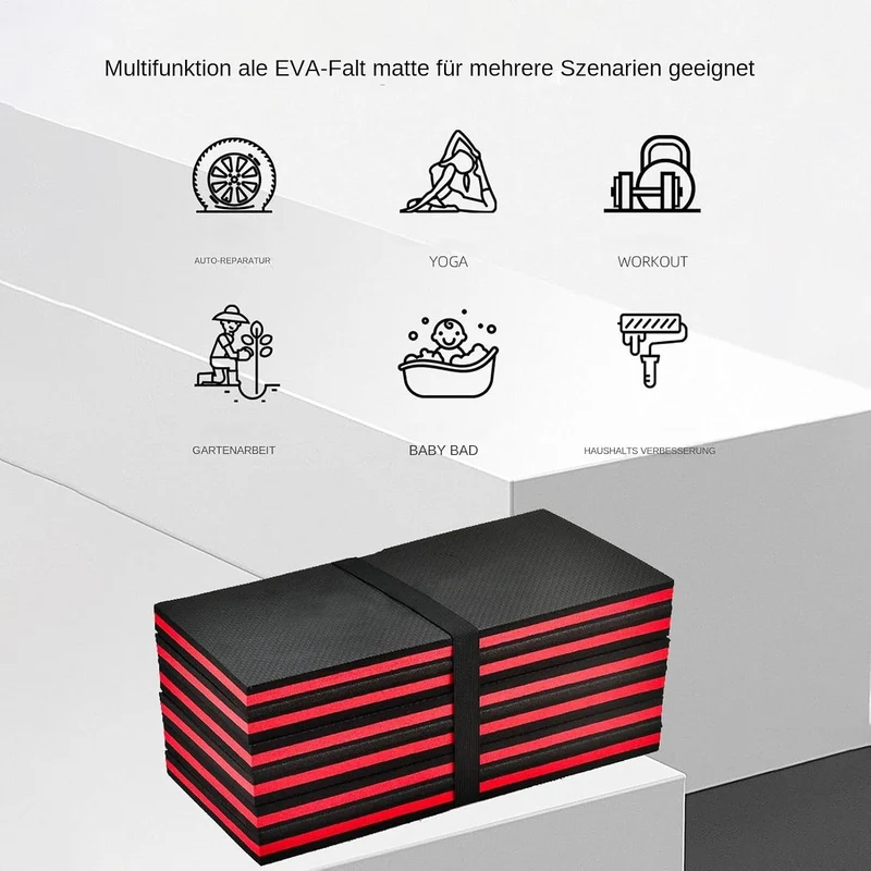 Generisch Mechaniker Matte - Eva Arbeits-Kniematte Für Mechaniker - Multifunktionales Autowerkzeug F
