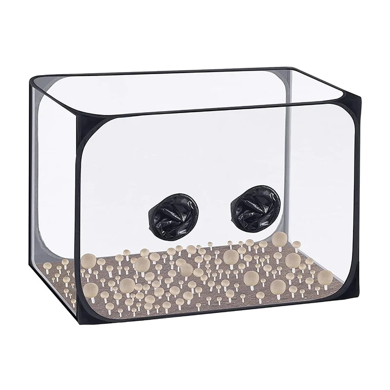 35,8 x 23,2 x 22,8 Zoll Pilzzucht-Stillluftbox Pop-up-Pilzzuchtzelt-Kit Tragbarer Pilzzuchtbehälter