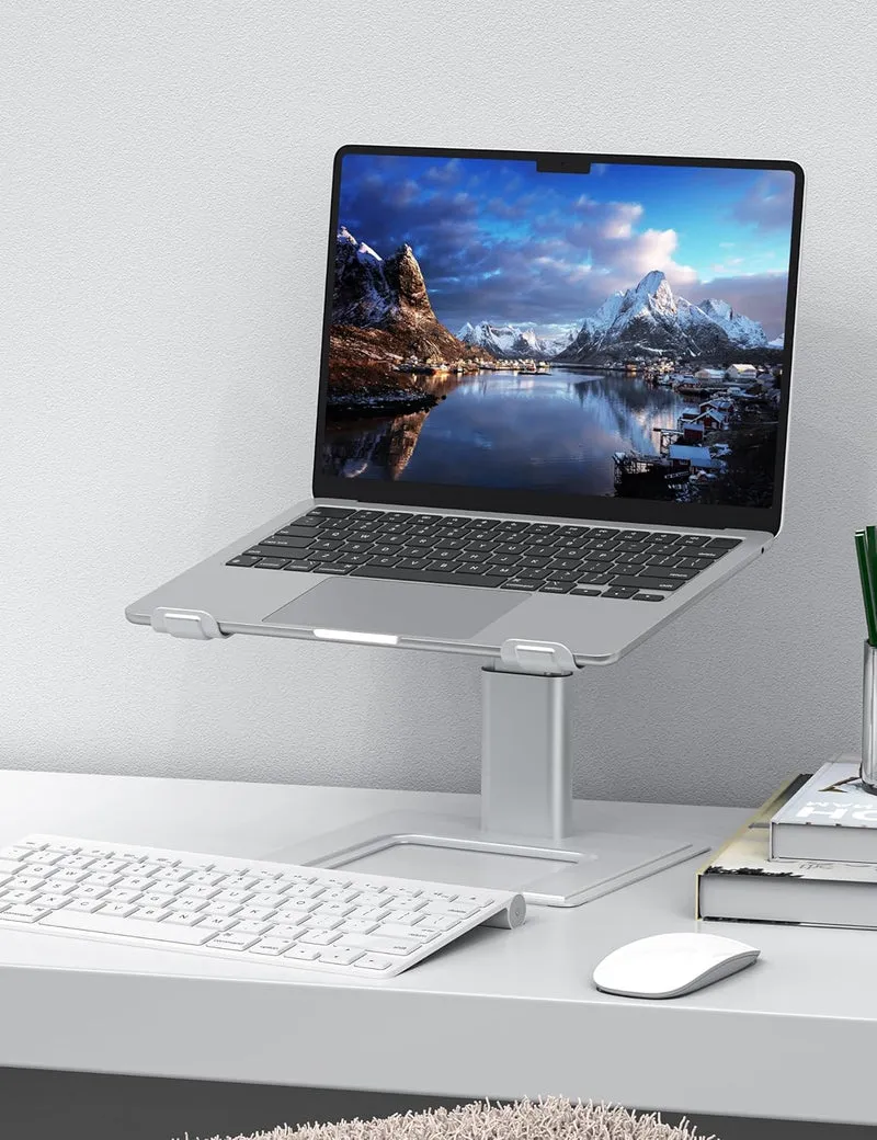 ALASHI Laptop-Ständer für Schreibtisch, Computer-Ständer, höhenverstellbar, ergonomischer Notebook-L