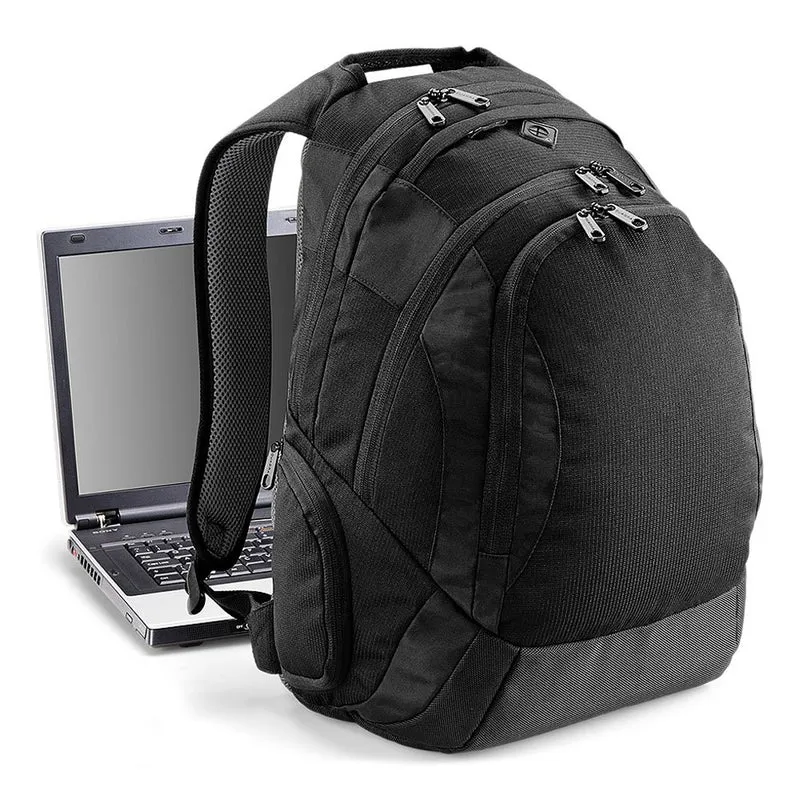 Quadra QD905 Vessel Laptop-Rucksack, kompakt, Schwarz