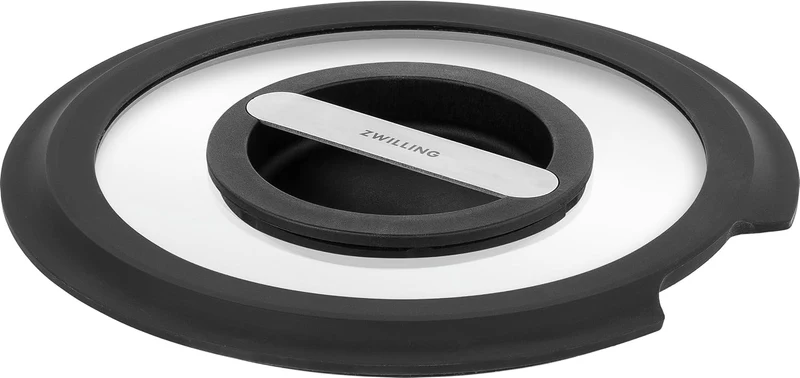 ZWILLING Unlock Kochtopfset 5-tlg (Kochtopf 20+16 cm, Griff, 2 Glasdeckel), Stapelbar, Abnehmbarer G