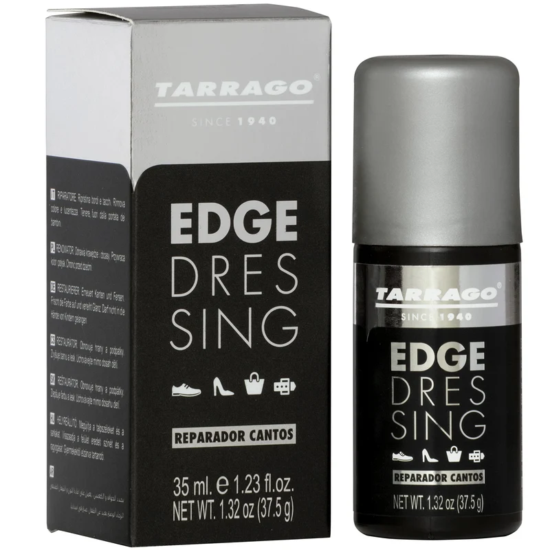 Tarrago | Edge Dressing 35 ml | Schuhpflege und Reparaturfarbe für Leder und Gummioberflächen | Kant