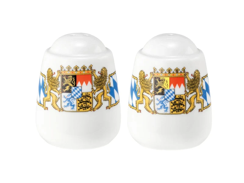 Seltmann Weiden 001.461486 Compact Bayern - Salz- und Pfefferstreuer-Set - Porzellan