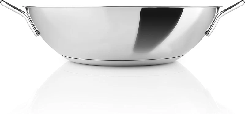 Eva Trio | Stainless Steel Wok 5,0 l 32 cm |Ein vielseitiges Werkzeug in der Küche, das sich ideal f