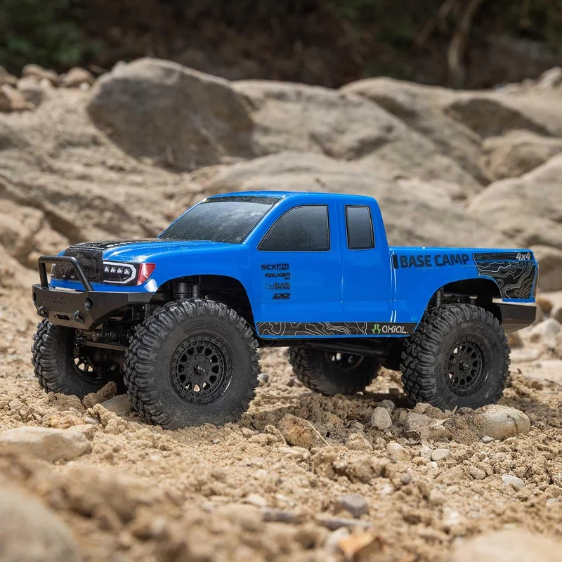 Axial RC Truck 1/24 SCX24 Base Camp 4x4 Rock Crawler Brushed RTR (Alles, was zum Laufen benötigt Wir