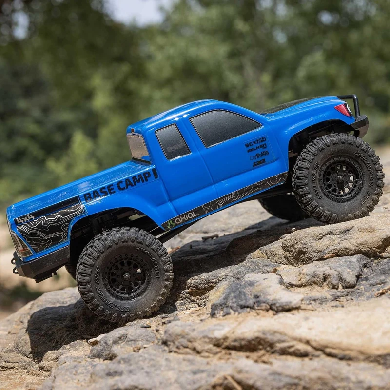Axial RC Truck 1/24 SCX24 Base Camp 4x4 Rock Crawler Brushed RTR (Alles, was zum Laufen benötigt Wir