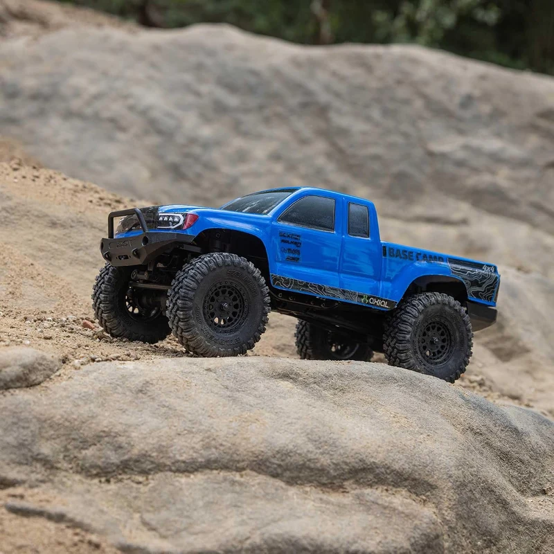 Axial RC Truck 1/24 SCX24 Base Camp 4x4 Rock Crawler Brushed RTR (Alles, was zum Laufen benötigt Wir