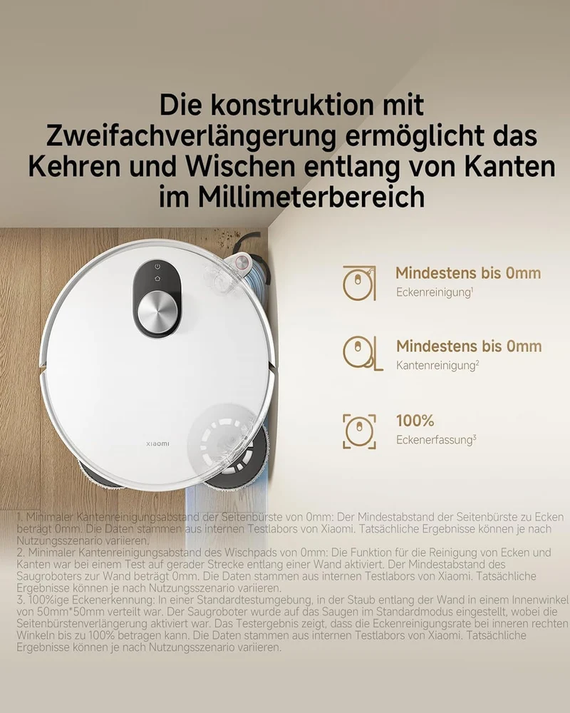 XIAOMI Robot Vacuum 5 Saugroboter - mit Wischfunktion & Staubsauger Roboter, staubsaugroboter，dToF S