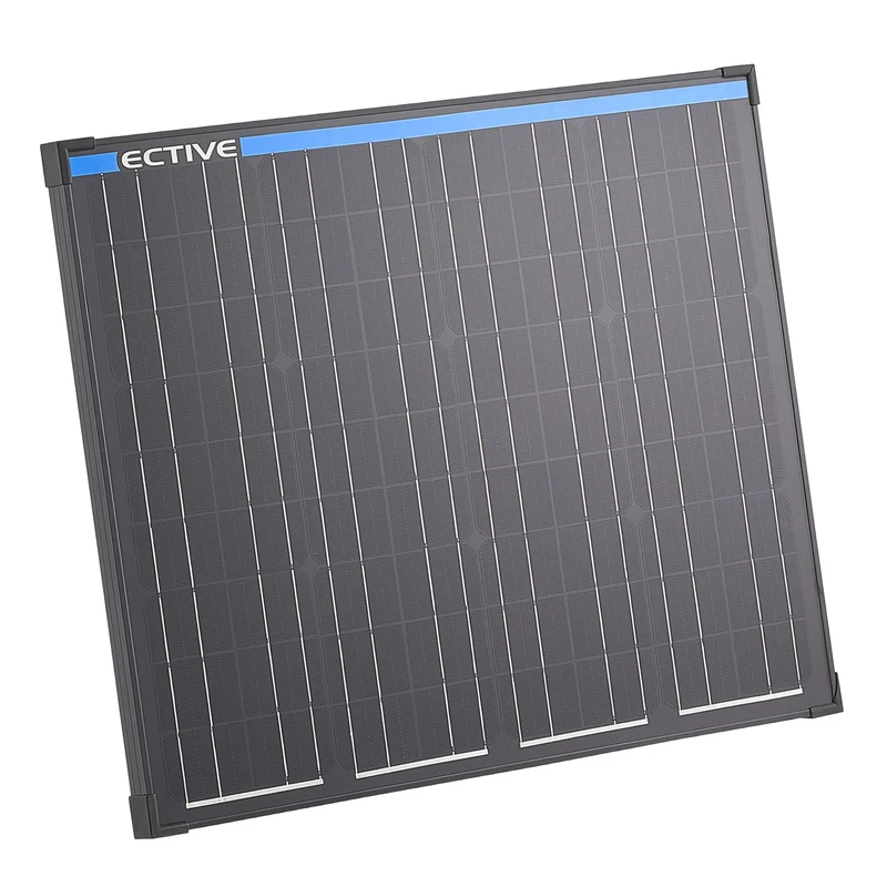 ECTIVE - Solarpanel starr MSP 70s Black 70W 1,94A 72 Siliziumzellen für 12V-24V Batterieladeregler -