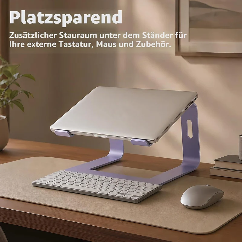Orionstar Laptop-Ständer aus Aluminium, kompatibel mit Mac MacBook Air Pro 10 bis 15,6 Zoll Notebook