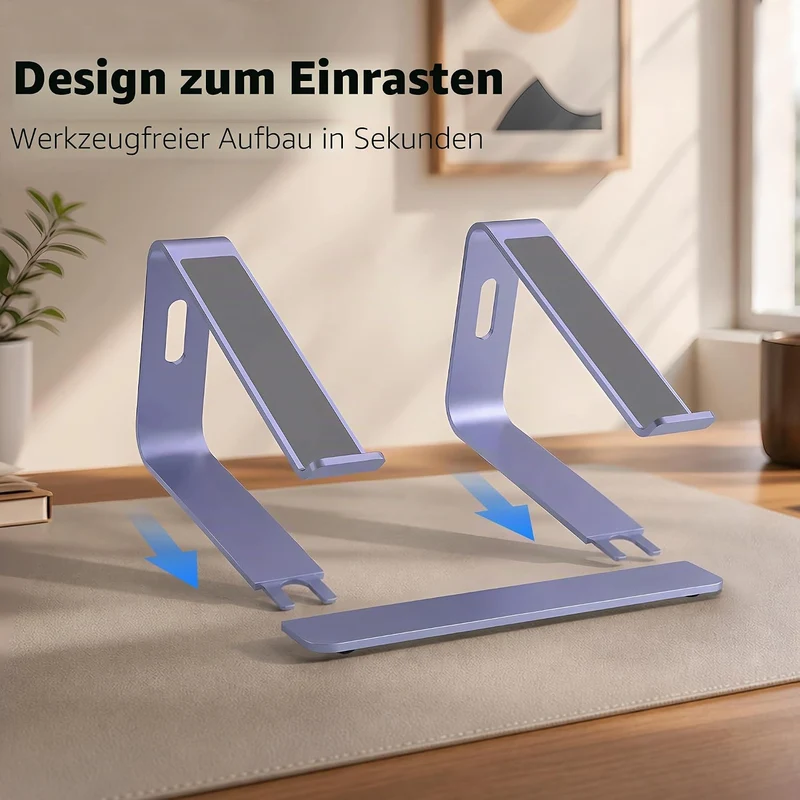 Orionstar Laptop-Ständer aus Aluminium, kompatibel mit Mac MacBook Air Pro 10 bis 15,6 Zoll Notebook