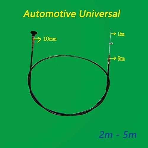 Motorstoppkabel, 2,5 m Universales Stopp-Choke-Kabel Draht-Steuerungshauben-Gaszug-Ersatzset für Kra