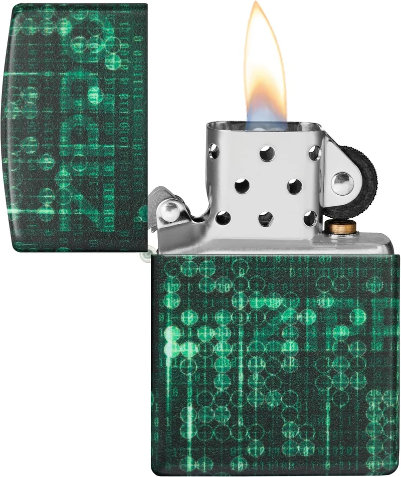 Zippo Feuerzeug, leuchtet im Dunkeln, 540 Farben, Design, 540° Glow-in-The-Dark 540 Farben 540° Glow