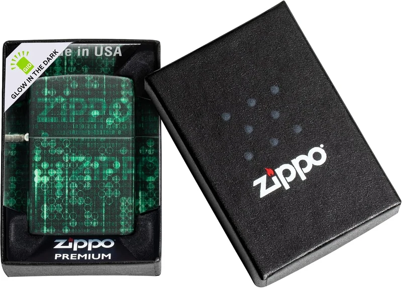Zippo Feuerzeug, leuchtet im Dunkeln, 540 Farben, Design, 540° Glow-in-The-Dark 540 Farben 540° Glow
