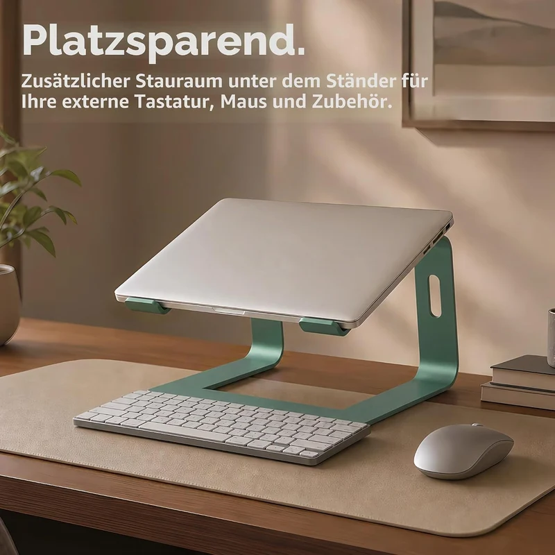 Orionstar Laptop-Ständer aus Aluminium, kompatibel mit Mac MacBook Air Pro 10 bis 15,6 Zoll Notebook