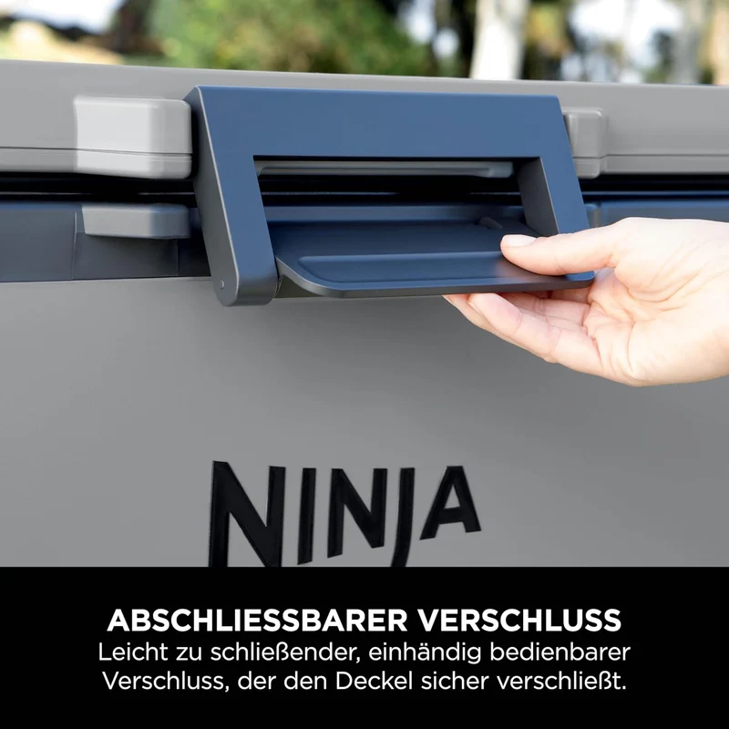 Ninja FrostVault Kühlbox mit Rollen und Isolierung, integrierter Dry Zone Schublade mit Kühlschrankt