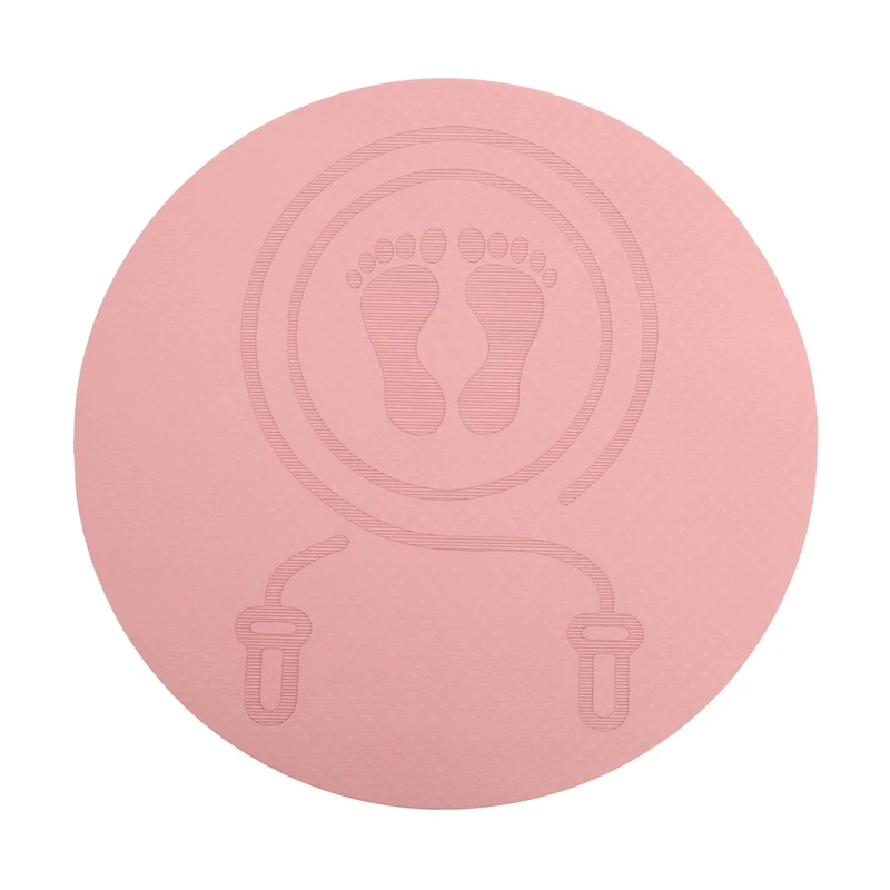 Zerodeko Tpe Seilspringmatte mit Stossdämpfender Funktion und Rutschfester Oberfläche Rosa Fitnessma