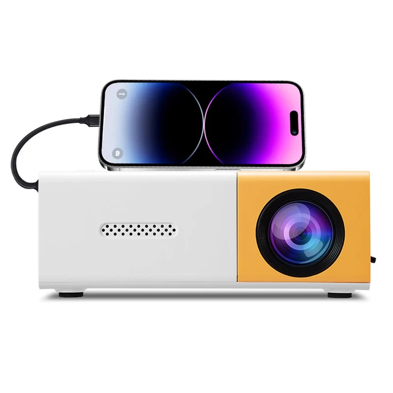 GOWENIC Smart Projector, 1080p Full HD Tragbarer Projektor mit 100Ansi 6000 LM Helligkeit, Kompatibe