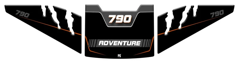 Paraserbatoio.it Aufkleber mit 3D-Effekt, Tankschutz aus Harz, kompatibel mit KTM 790 Adventure - Ta