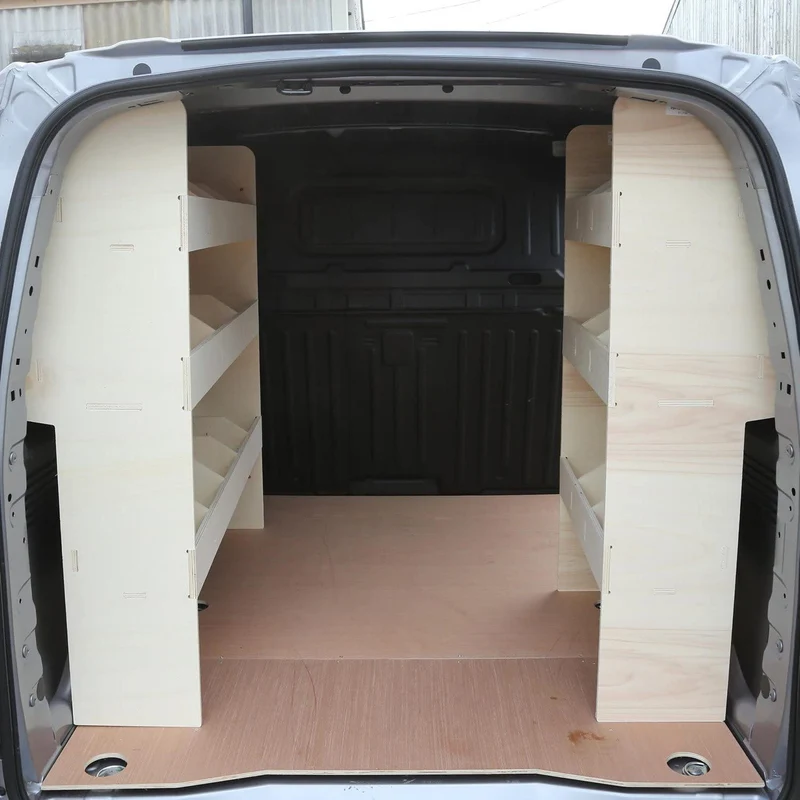Vanify - Kompatibel mit Toyota PROACE City L1 2019+ Fahrzeugeinrichtung Fahrzeugregale, doppelte Reg