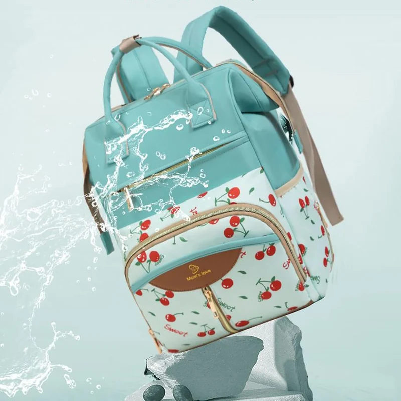 Wickelrucksack,Wasserdichte Grosse Windeltasche Mit Kinderwagen Halterung | Baby Reisetasche Mit Wic