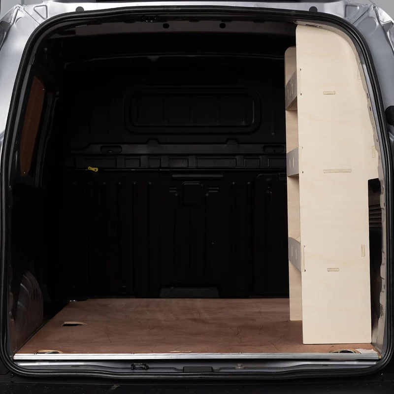 Vanify - Kompatibel mit Peugeot Partner L1 (Standard) 2019+ Fahrzeugeinrichtung Fahrzeugregale, Beif
